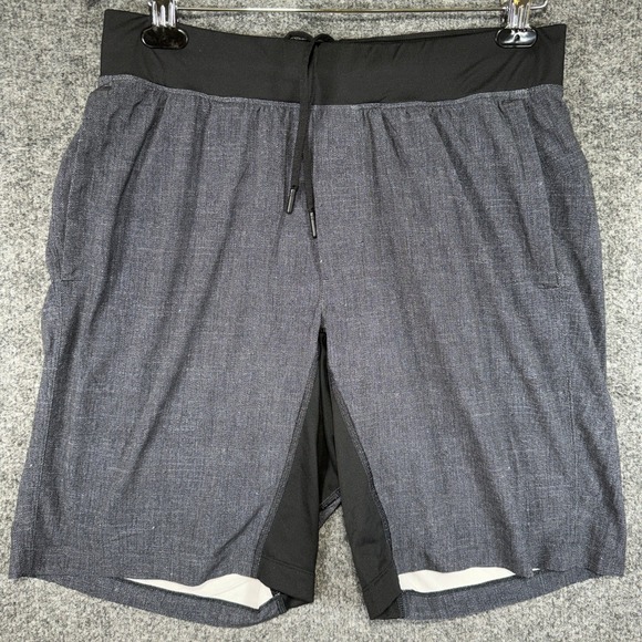 lululemon athletica Other - Lululemon Athletica Tech Per Compression Lined Shorts Mens L Gray Heathered 9"